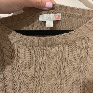 GB cable knit poncho/top